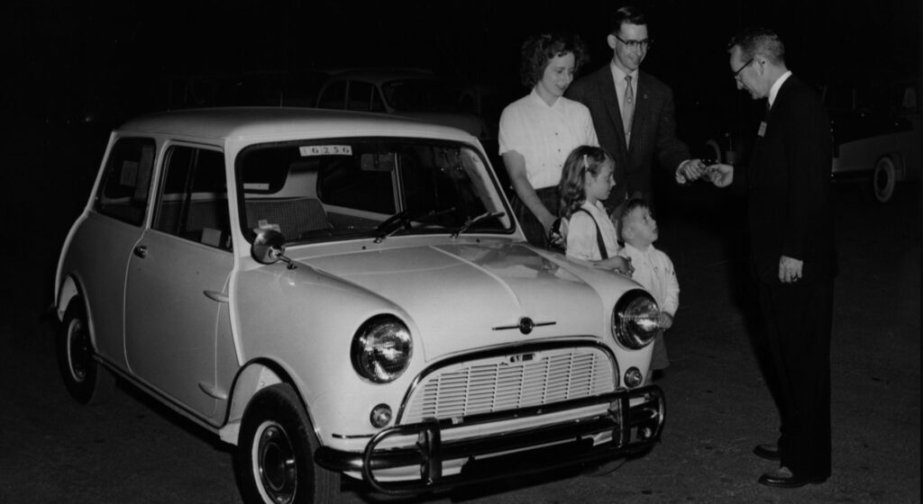 Classic mini car